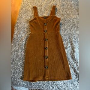 Corduroy like dress